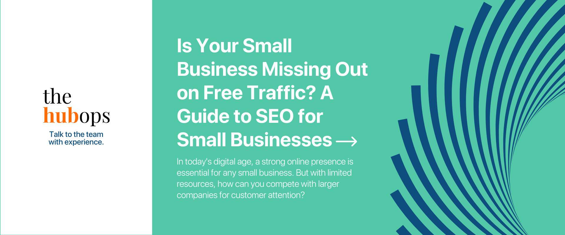 SEO for Small Businesses - The HubOps