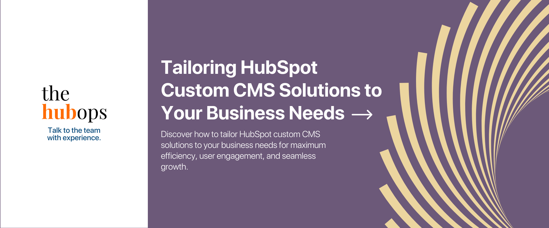 HubSpot Custom CMS Solutions - The HubOps