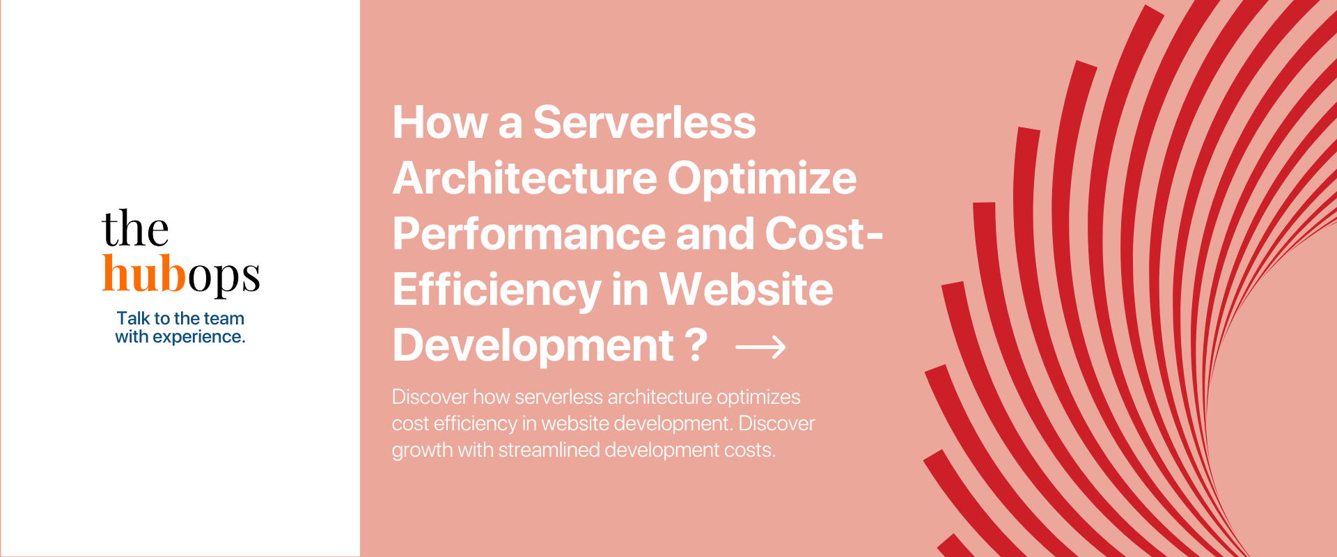 Cost efficiency in website development - The HubOps