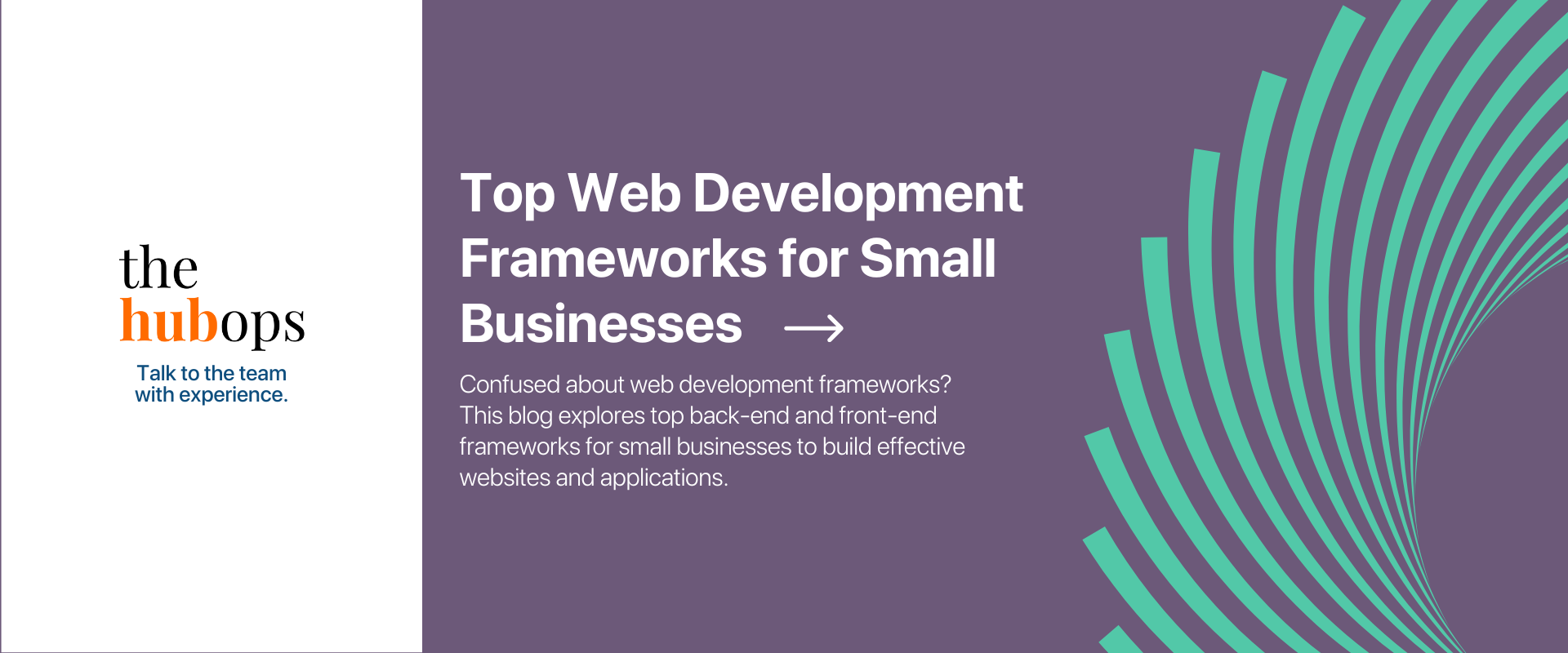 best web development frameworks - The HubOps