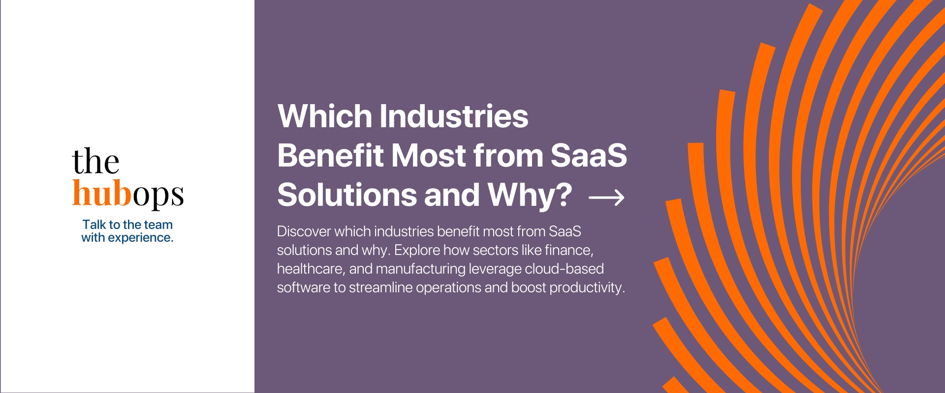 SaaS Solutions - The HubOps