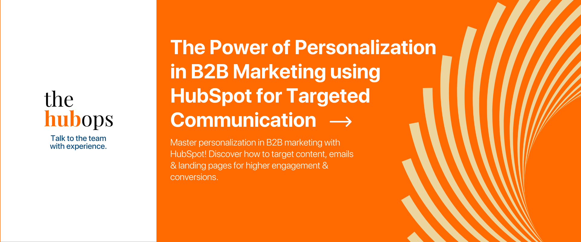 personalization in B2B marketing - The HubOps